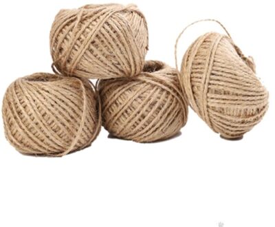 1 Stks/partij Handgemaakte Jute Touw Diy Naaien Macrame Koord Wedding Christmas Party Groen Blad Thuis Textiel Decoratie Ambachten Hennep Touwen 8 length 30meters
