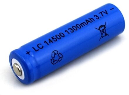 1 stks/partij SHSEJA Hoge Capaciteit 14500 Batterij 3.7 v 1300 mah Oplaadbare li-ion Batterij voor Led Zaklamp Batery Batterij