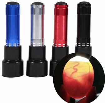 1 Stks/partij Speciale Ei Licht Uitkomen Tester Incubator Lamp 9 Led Super Koud Incubatie Test Zaklamp (Niet Inclusief Batterij)