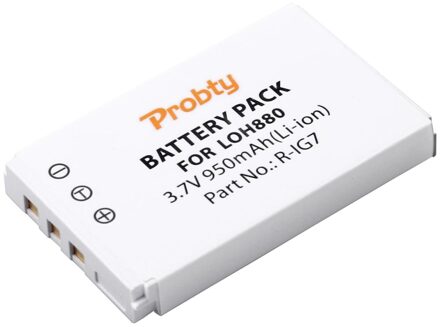 1 stks Probty R-IG7 laste Batterij 950 mAh voor Logitech Harmony Een, 900, 720, 850, 880, 885, 890 Pro, H880 Universele Camera