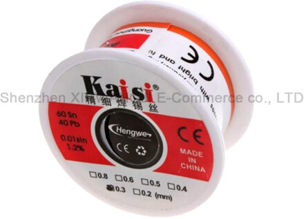 1 stks Rosin Core Fijne Soldeer 0.3mm/0.4mm/0.5mm/0.6mm 50g Slijtvaste Laag Smeltpunt Lassen Tin lijn