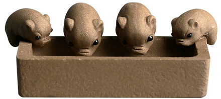 1 STKS WIZAMONY Thee Huisdier Biggetjes Drink Water Chinese Ruwe Aardewerk Woondecoratie Thee Accessoires