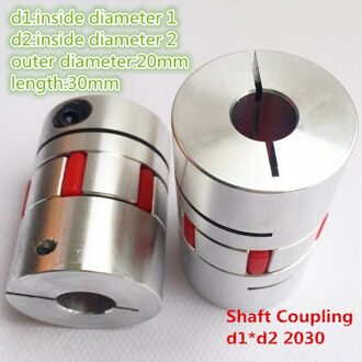 1 STKS YT1438 Aluminiumlegering Elastische Koppeling Servo Motor motor Koppeling Askoppeling Plum Koppeling BF d1 * d2 2030