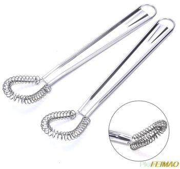 1 Stuk 20Cm Rvs Magic Hand Held Lente Garde Mini Keuken Eieren Sauzen Mixer