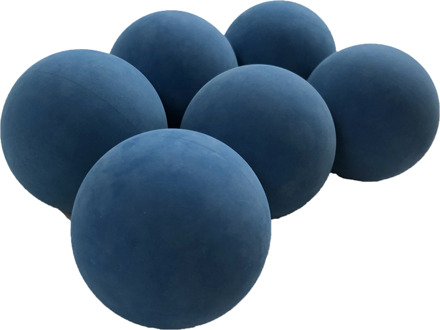 1 Stuk 5.5Cm Racquet Bal Squash Lage Snelheid Rubber Holle Bal Voor Training Concurrentie Dikte 5Mm Hoge Elasticiteit alleen Blauw