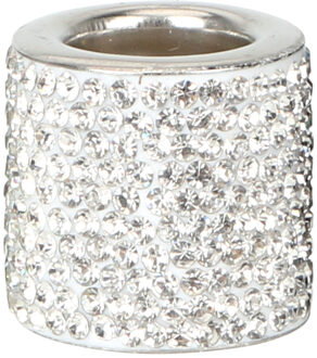 1 stuk Autostoel Hoofdsteun Kraag Decor Auto Interieur Mouldings Strass Auto-styling Zetel Staaf Diamanten Ring Bling Icy crystal wit