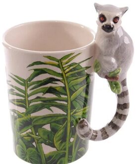 1 Stuk Dier Olifant Vormige Handvat Mok Keramische Koffie Melk Thee Mok 3D Dier Vorm Panda cup