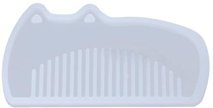 1 Stuk Diy Clear Silicone Voor Kam Mal Voor Epoxyhars Met Echte Bloem Handgemaakte Sieraden Gereedschap Hars Mallen Voor sieraden