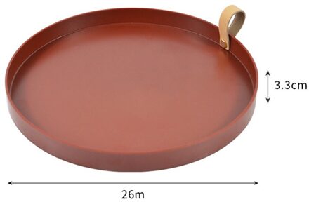 1 Stuk Eenvoudige Effen Kleur Ronde Opbergvak Draagbare Slaapkamer Tafel Decoratieve Cosmetica Sieraden Diversen Display Organizer 5