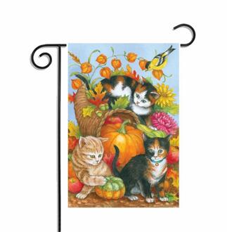 1 Stuk Eigen Decoratieve Hart Trio Liefde Rood Roze Valentijnsdag Tuin Vlag Vurige Hart Patroon Tuin Vlag 2