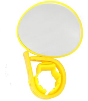 1 Stuk Fiets Verstelbare Achteruitkijkspiegel Mtb Racefiets Veiligheid Tool Stuur Back Eye Fietsen Achteruitkijkspiegels Accessoires geel