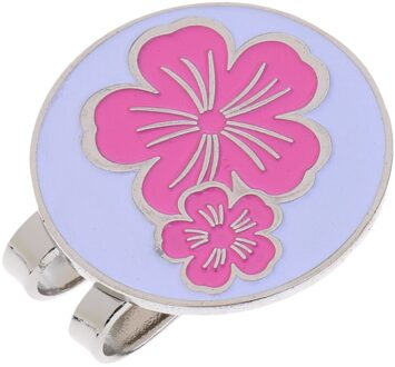 1 Stuk Golfbal Marker Hoed Clip Magnetische Duurzame Legering Golf roze