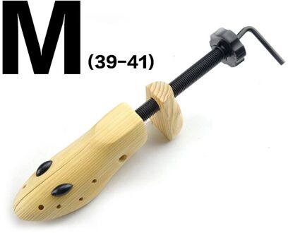 1 Stuk Hout 2-Manier Houten Schoenspanners Verstelbare Vorm Voor Vrouwen Schoenen Boom Professionele Schoen Brancard Extender keeper Verbreden geel M