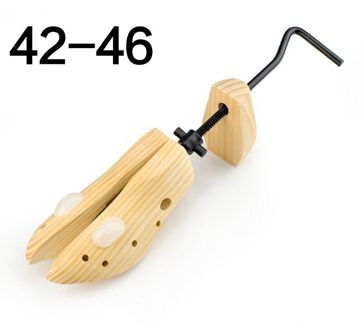 1 Stuk Hout Houten Schoenspanners Verstelbare Vorm Voor Vrouwen Schoenen Boom Professionele Schoen Brancards Voor Pompen Laarzen Expander L size 42-46