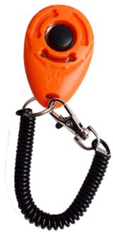 1 Stuk Huisdier Van De Hond Klik Clicker Training Trainer Hulp Wrist Strap 4 Stuk Hond Pet Klik Clicker Training trainer Hulp * oranje