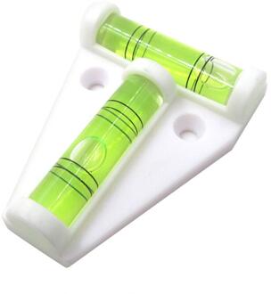 1 Stuk Mini T Type Waterpas Meting Instrument Driehoekige Niveau T-Type Geest Bubble Shell Plastic Meetinstrumenten