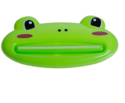 1 stuk Plastic Cartoon Tandpasta Dispenser Cleanser Squeezer Extruder Badkamer Accessoires Piggy/Kikker/Beer/Panda 9x4.1cm