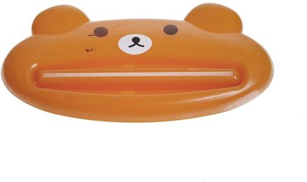 1 stuk Plastic Cartoon Tandpasta Dispenser Cleanser Squeezer Extruder Badkamer Accessoires Piggy/Kikker/Beer/Panda 9x4.1cm