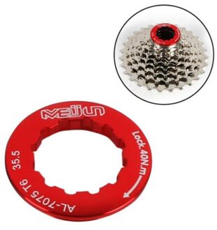 1 Stuk Super Licht Aluminium Mountainbike Road Fiets Racing Vliegwiel Cover Slotplaatje Lock Ring Fiets Onderdelen