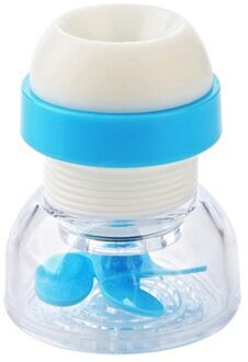 1 Stuk Van 360-Graden Verstelbare Kraan Extension Filter Splash-Proof Douche Sprinkler Waterzuiveraar Sprinkler Tool Blauw