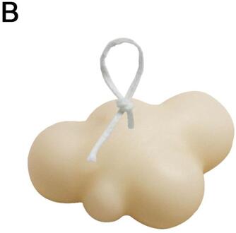 1 Stuk Van 3d Drie-Dimensionale Cloud Kaars Home Decoratie Decoratie Smaakloos Ins Handgemaakte Stijl Koreaanse B