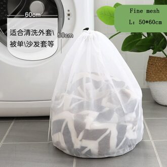 1 Stuk Verdikte Trekkoord Waszak Fijnmazige Zorg En Wassen Zak Grof Mesh Trekkoord Waszak Reinigen Zak Fine mesh L