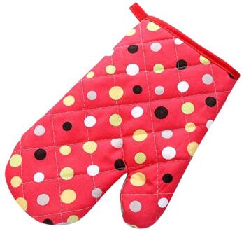 1 Stuk Warmte En Hittebestendige Magnetron Oven Handschoen Handschoen Oven Isolatie Pad Oven Handschoen Keuken Handschoen Fd zwart