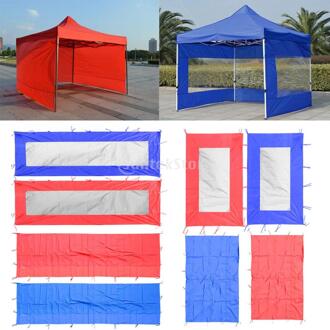 1 Stuk Zijwand Waterdichte Instant Luifel Tent Zonnescherm Onderdak Zonnescherm Tarp Zijwand Tuin Outdoor Camping Accessoires blauw A 200x600cm