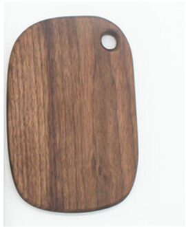 1 Stuk Zwarte Walnoot Hakblokken Keuken Hout Voedsel Plaat Houten Pizza Sushi Brood Hele Hout Lade Snijplank Geen verf 22.5 15 1.8cm