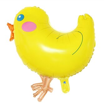 1 Stuks Aluminium Folie Ballon Cartoon Chick Kip Pasen Decoratie Leuke Voor Kids Woonaccessoires geel