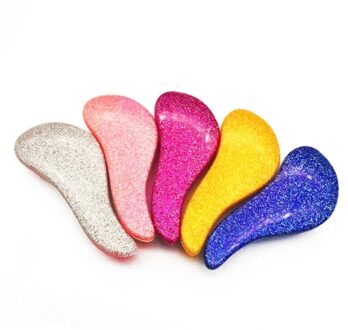 1 stuks Anti-statische Haar Borstel Kam Styling Tools Douche Galvaniseren Detangling Massage Kammen voor Salon Styling Vrouwen Meisjes haar willekeurig kleur