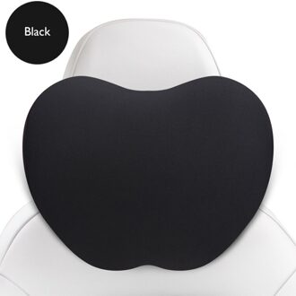 1 Stuks Auto Hoofdsteun Nekkussen Voor Auto Seat Stoel Memory Foam Katoen Mesh Kussen Stof Cover Soft Head Rest reizen Ondersteuning zwart
