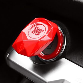 1 Stuks Auto Motor Start Knop Cover Contactslot Vervangen Bescherming Cover Sticker Decor Drukknop Decoratie Auto Interieur