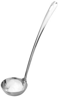 1 Stuks Dikker Rvs Lange Steel Pollepel Lepel Grote Soeplepel Nuttig Keuken Koken Werktuig Tool Soep Lepel