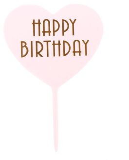 1 Stuks Gelukkige Verjaardag Acryl Cake Topper Dessert Bakken Party Decoratie Roze Blauw Jongen Of Meisje Geslacht Onthullen Cupcake Topper 2