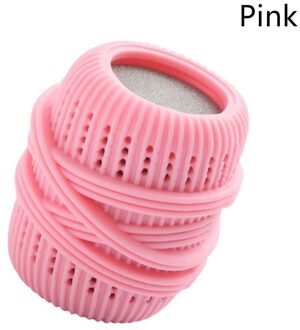 1 Stuks Herbruikbare Droger/Ballen Was Bal Wassen Drogen Wasverzachter Bal Voor Thuis roze