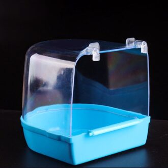 1 Stuks Kleine En Middelgrote Papegaai Vogel Bad Papegaai Benodigdheden Vogel Bad Dierbenodigdheden licht blauw