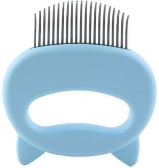 1 Stuks Lang Haar Kort Haar Kam Kat Shell Kam Kat Speciale Ontharing Behaard Ontharing Kam Kat Oor shell Kam blauw
