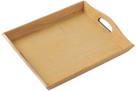 1 Stuks Massief Houten Pallet Rechthoekige Houten Pallet Retro Houten Dienblad Thee Bestek Trays Opslag Pallet Fruitschaal Decoratie H02