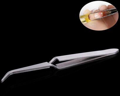 1 Stuks Nail Professionele Gereedschap Multifunctionele Clip Roestvrijstalen Pincet Acryl Paillette Nipper Picking Uv Gel Vormgeving Pinch