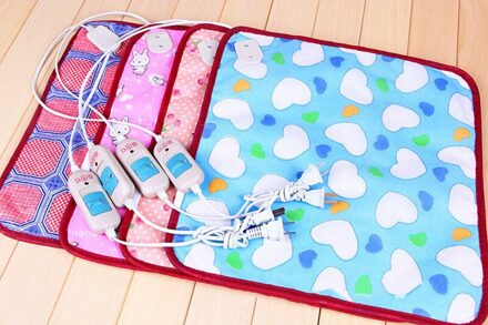 1 Stuks Pet Puppy Kitten Elektrische Warmte Pad Hond Kat Bunny Heater Mat Deken Bed 20W 220V ~ 50Hz 40*40Cm Kleur In Willekeurige