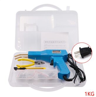 1 Stuks Plastics Lassers Garage Gereedschap Nietmachines Machine Nietje Pvc Repareren Machine Auto Bumper Repareren Nietmachine Lassen Tool US plug / blauw