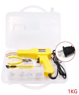 1 Stuks Plastics Lassers Garage Gereedschap Nietmachines Machine Nietje Pvc Repareren Machine Auto Bumper Repareren Nietmachine Lassen Tool US plug / geel