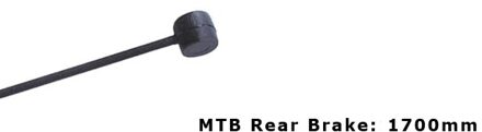 1 Stuks Remkabel Innerlijke Draad Core Weg Mountainbike Rem Fiets Hand Variabele Transmissie Draad Tube Inner Core Draad MTB achterkant 1700mm