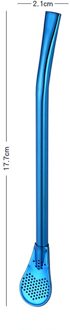 1 Stuks Rietjes Roestvrij Staal Drinken Thee Yerba Mate Stro Kalebas Bombilla Filter Lepel Rietjes Bar Accessoires