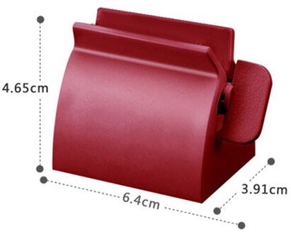 1 Stuks Tandpasta Tube Squeezer Multifunctionele Plastic Handleiding Badkamer Accessoires Rolling Holder Squeezer Rood