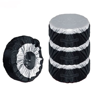 1 Stuks Tire Cover Case Auto Reservewiel Cover Opbergzakken Carry Tote Polyester Band Voor Auto Wiel Bescherming Covers 4 Seizoen