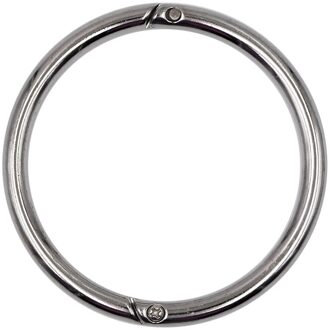 1 Stuks Vee Neus Ring Vee Tractie Ring Grote Cirkel Rvs Bull Koe Vee Neus Ring Veeteelt Accessoire 10cm