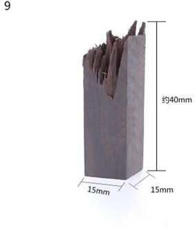 1 Stuks Verschillende Maten Voor Handgemaakte Sieraden Ebbenhout Materiaal Voor Sieraden, Gebroken Stoppels Vorm Diy Ambachtelijke Hars 5