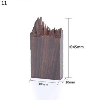 1 Stuks Verschillende Maten Voor Handgemaakte Sieraden Ebbenhout Materiaal Voor Sieraden, Gebroken Stoppels Vorm Diy Ambachtelijke Hars 7